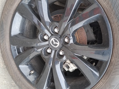 DISCO RUOTA POST. IN LEGA 18" LHMW  NERO METALLICO