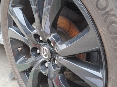 DISCO RUOTA POST. IN LEGA 18" LHMW  NERO METALLICO