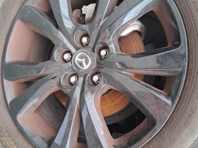 DISCO RUOTA ANT. IN LEGA 18" LHMW  NERO METALLICO