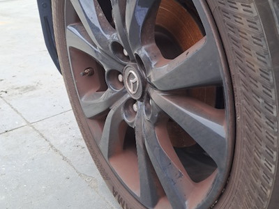 DISCO RUOTA ANT. IN LEGA 18" LHMW  NERO METALLICO