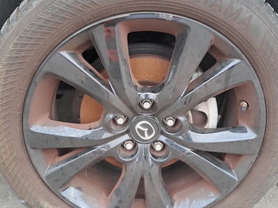 DISCO RUOTA ANT. IN LEGA 18" LHMW  NERO METALLICO