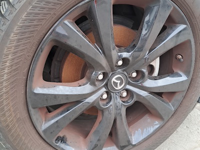 DISCO RUOTA ANT. IN LEGA 18" LHMW  NERO METALLICO